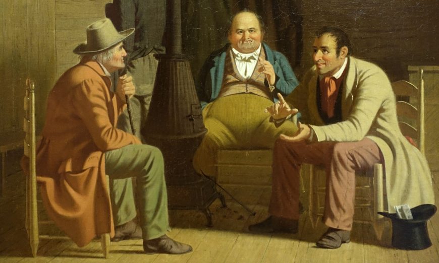 George Caleb Bingham, Country Politician, 1849, oil on canvas, 51.8 x 61cm (Fine Arts Museums of San Francisco)